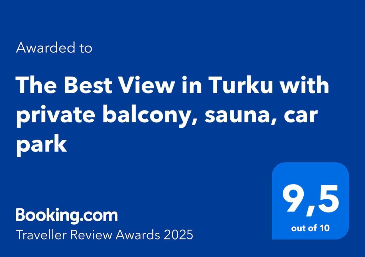 The Best View In Turku With Private Balcony, Sauna, Car Park Kültér fotó